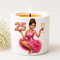Lumânare aniversară 25