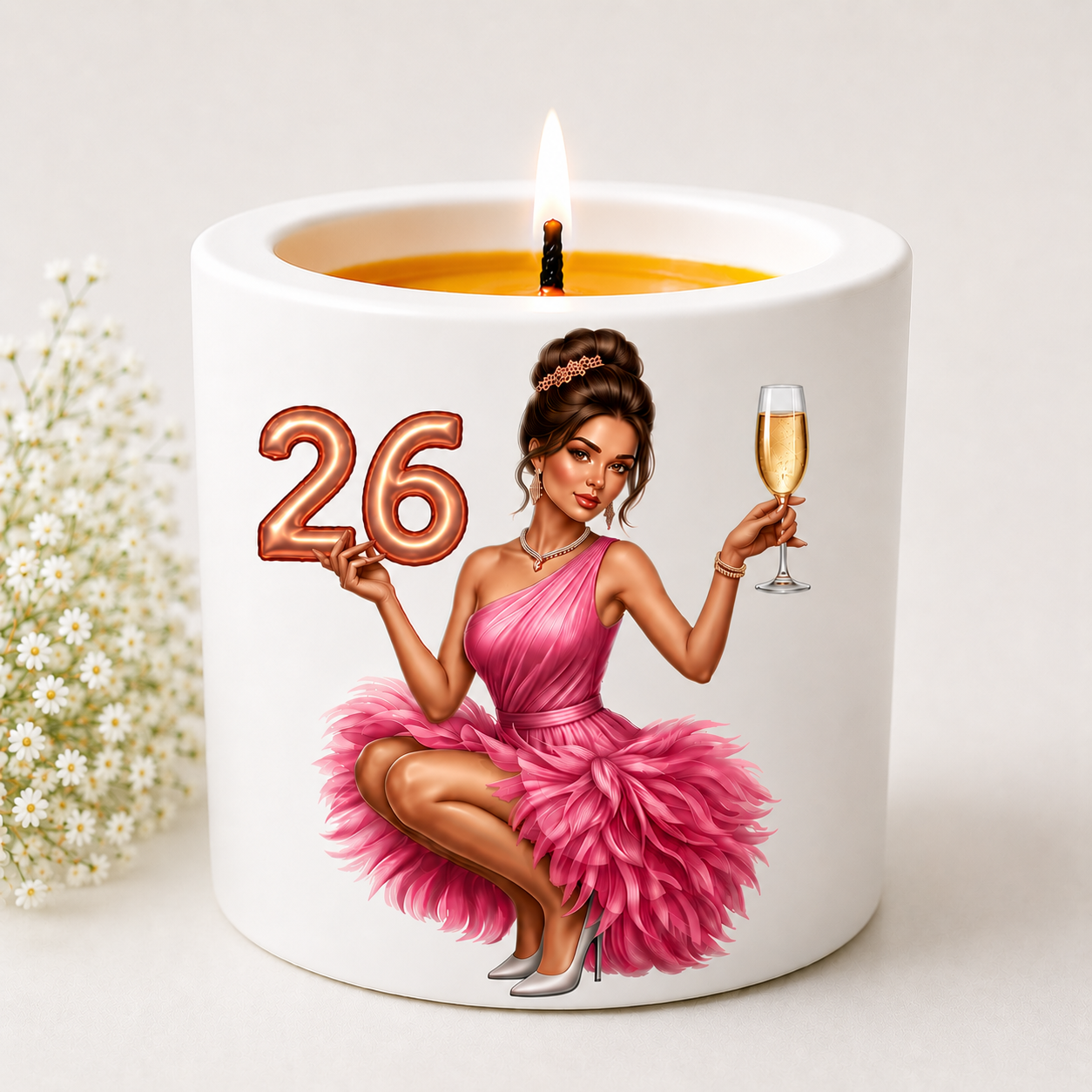 Lumânare aniversară 26