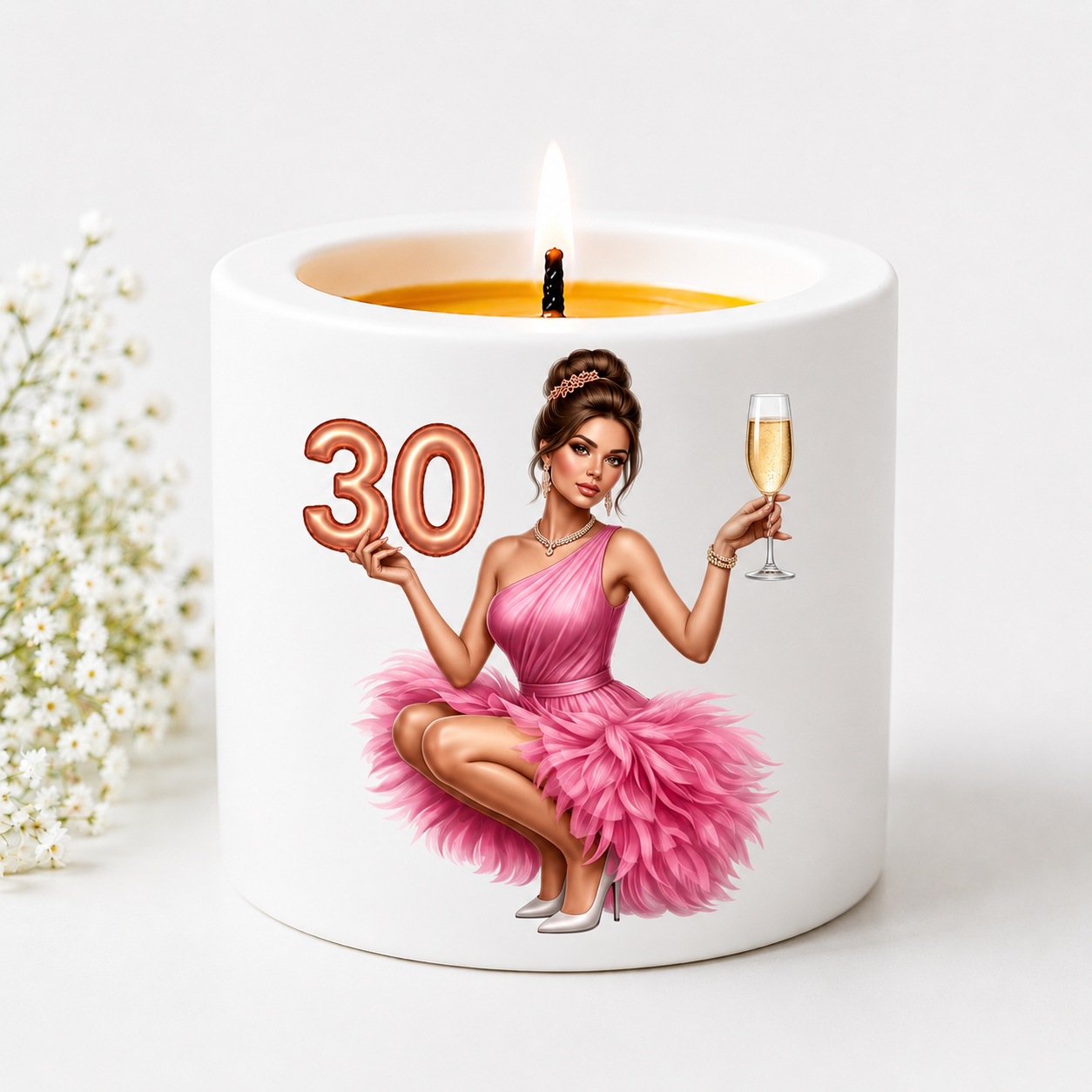 Lumânare aniversară 30