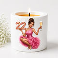 Lumânare aniversară 22